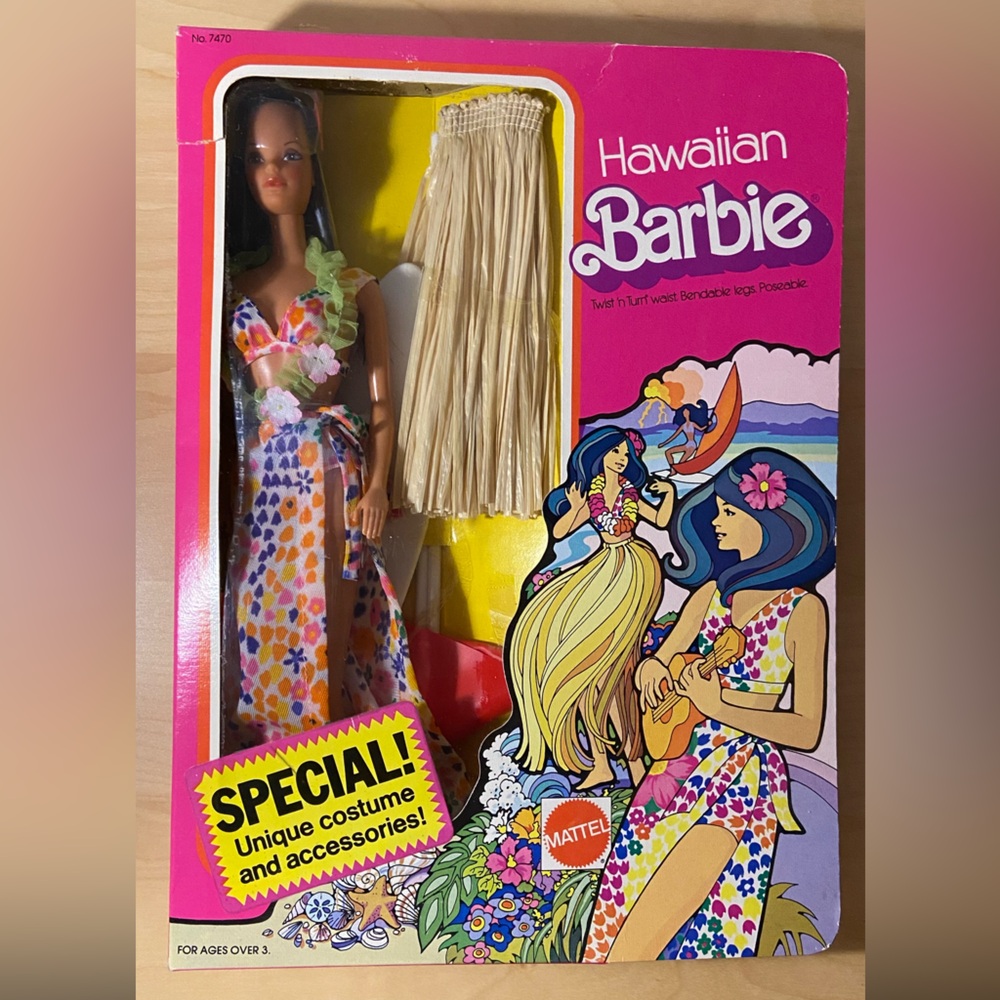 Rare Vintage Hawaiian Barbie (7470)